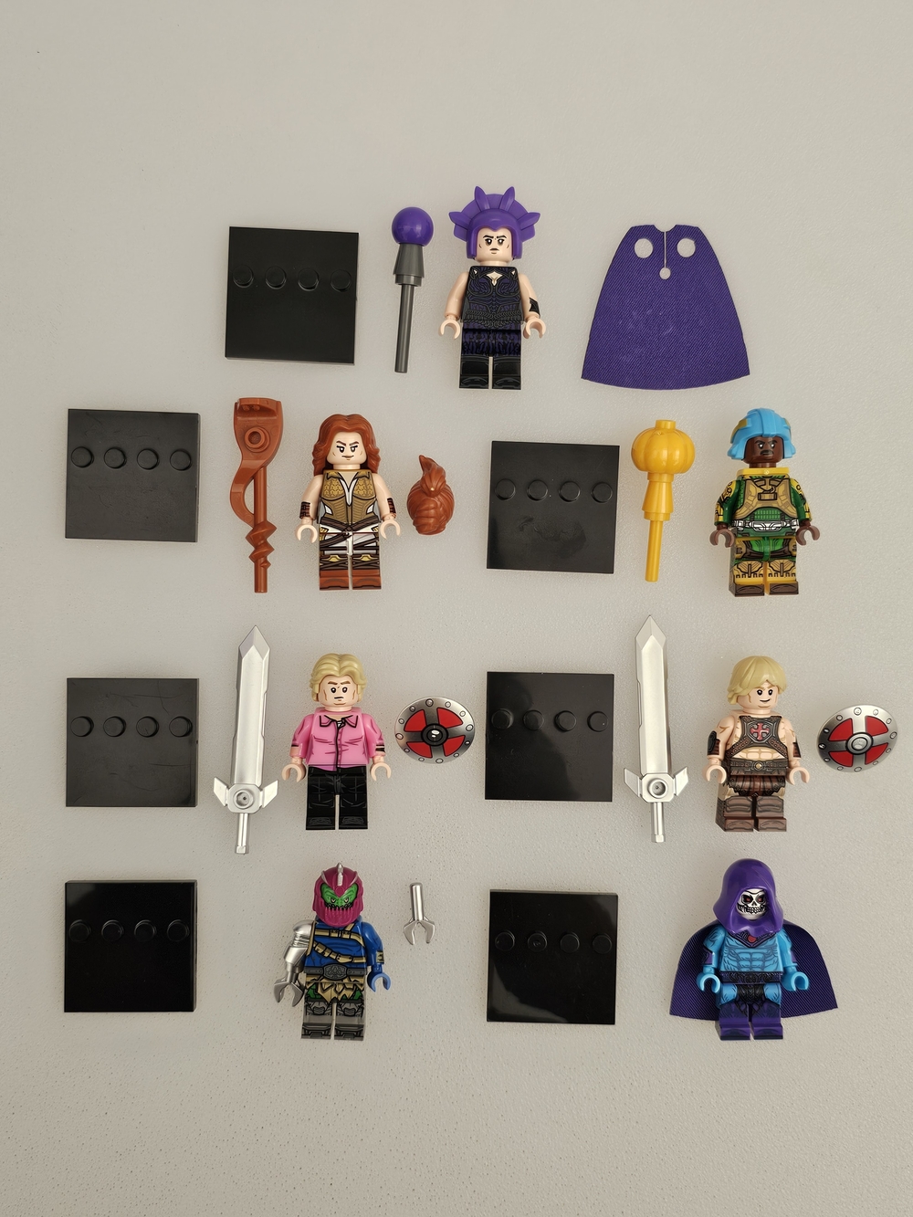 Loy of 7 Lego Compatible MOTU Masters of the Universe minifigures